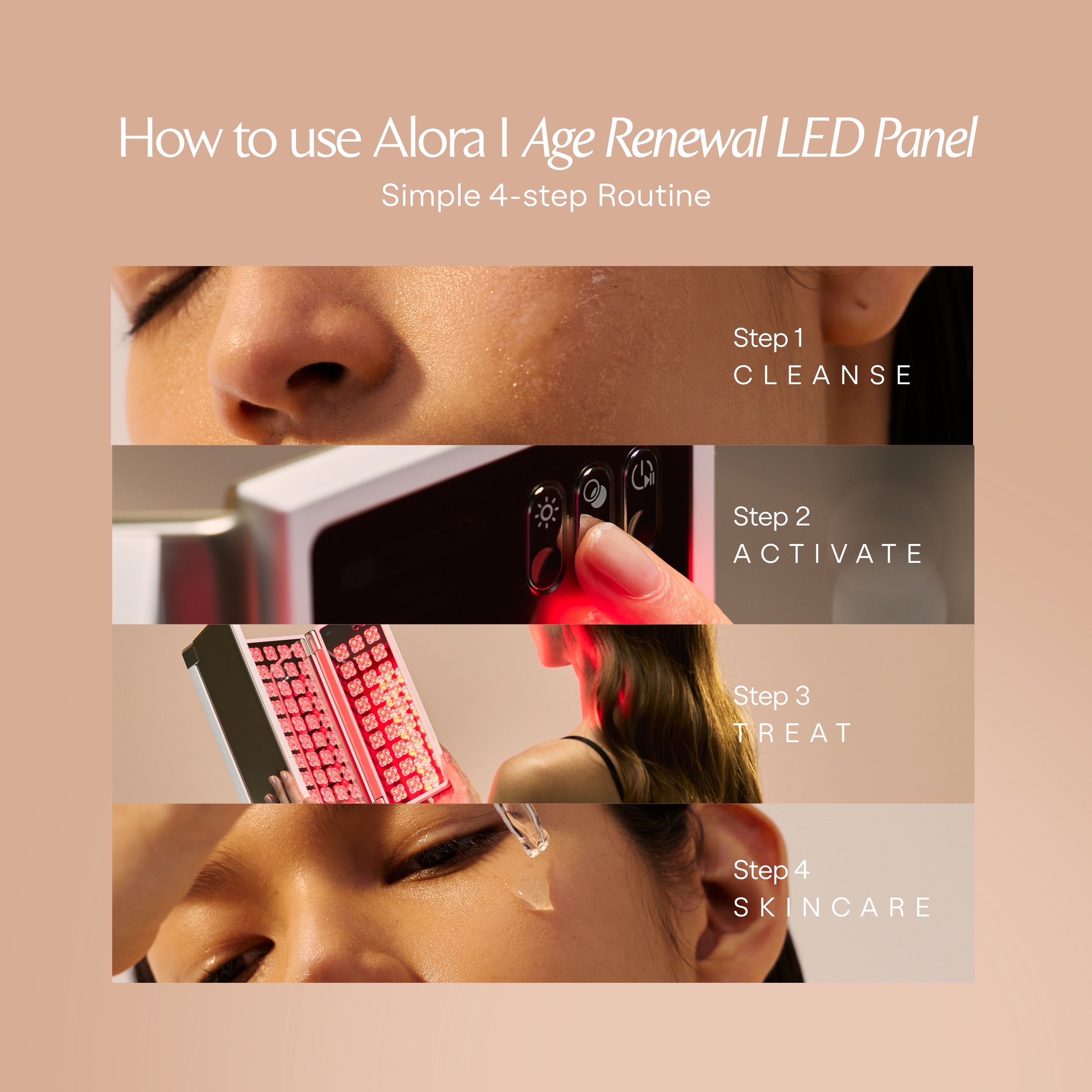Alora | Age Renewal LED Light Therapy Panel - Project E Beauty